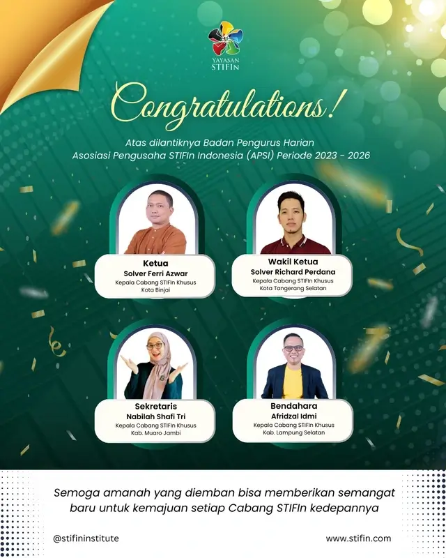 Pengurus Harian APSI 2023 - 2026